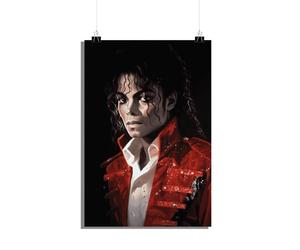 25 Artstreet Michael Jackson Poster | Impression d'art | Papier mat 180 g | Décoration murale salon et chambre | 50 x 70 cm