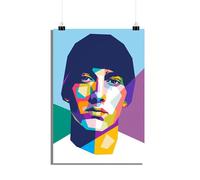 25 Artstreet Poster « 8 Mile Eminem » - Poster d'art emblématique Rap - Impression de qualité supérieure - Art mural - Parfait à encadrer (dimensions : 60 x 90 cm)