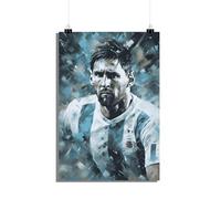 25 Artstreet Poster Lionel Messi - Portrait de superstar de football - Art mural de football - FC Barcelone - Souvenirs de Messi - Poster de légende du football (Dimensions : 50 x 70 cm)