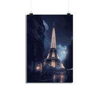 25 Artstreet Poster Tour Eiffel - Poster romantique Paris - Poster de voyage - Poster de qualité supérieure - Parfait à encadrer (taille 50 x 70)