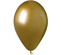 25 ballons latex bio shiny 33cm or - générique 128857 Jaune G
