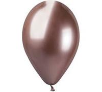 25 ballons latex bio shiny 33cm or rose - générique 129656 Rose G