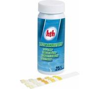 25 Bandelettes de test HTH pour analyse de spa et piscine et traitement de l’eau Multicolore G