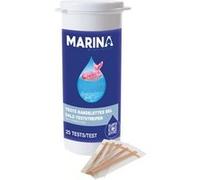25 bandelettes de test pour analyse eau piscine désinfection au sel - Marina