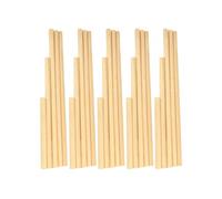 25 bâtons en bois pour Macramé