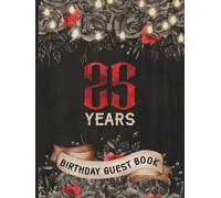 25 Birthday Guest Book: Party Sign In Messages for Twenty-Five Year Old | Memory Keepsake | Gothic Style for Women