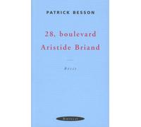 25 boulevard Aristide Briand - Patrick Besson - Bartillat - broché - Roman