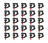 25 buses rotatives en plastique pour pulvérisation rotative à 360 degrés dans les jardins domestiques et les petites applications agricoles