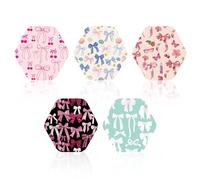 25 Caches Capteur pour Libre 2/3, Tissus Non Tissés Style Nœud Autocollants Adhésifs Résistants Transpiration Imperméables Patchs pour Moniteur CGM Compatibles avec Libre (5 Styles)