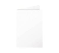 Clairefontaine Carte Pollen pliée 110x155 mm 210 g – paquet de 25 – blanc