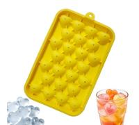 25-Cavity Heart Shape Silicone Molds, Flexible Easy Release Food Grade Stackable Tray With Removable Lid, Reusable For Whiskey Cocktails Coffee Chocolate Candy & Party Use