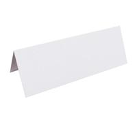 25 chevalets 35x100mm Vergé 210g - extra blanc
