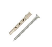 25 chevilles longue expansion nylon - vis tf - acier zingué - Ø10x140mm - SCELL-IT - G-L10140-BC