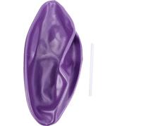 25 cm Balle d'entraînement de yoga haute performance Anti-explosion Pilates Grossesse Balle de fitness (violet)