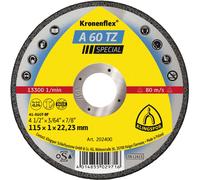 25 Disques à tronçonner KT SPECIAL A60TZ S GER 115X1X22,23 KLINGSPOR - 202400
