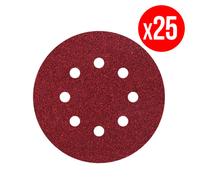 25 disques agrippants WOLFCRAFT perforateur G60 Ø125