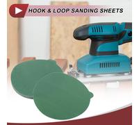 25 Disques De Pon?age En Bois Pour Voiture Lissage Feuilles De Pon?age š€ Crochet Et Boucle 6 Pouces 500 Grains Oxyde D'Aluminium Vert