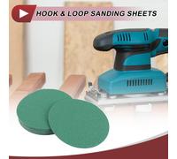 25 Disques De Pon?age En Bois Pour Voiture Lissage Feuilles De Pon?age š€ Crochet Et Boucle 6 Pouces 60 Grains Oxyde D'Aluminium Vert