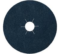 Klingspor disque en fibre vulcanisée grain 60 diamètre 115mm pour acier / VA zircon-corindon - 6687