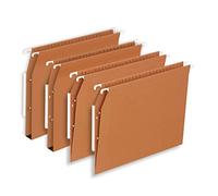 25 Dossier Suspendus DEFI Flex Armoire D30 A4 Kraft Oranges