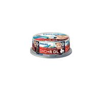 25 DVD+R Double Couche Imprimable Philips 8x 8.5Go - Spindle