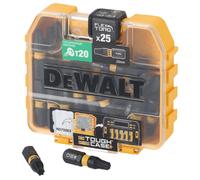 25 embouts de vissage impact-torsion T20 en boite Tic Tac - DT70557T-QZ - DEWALT