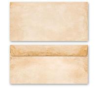 25 enveloppes (sans fenêtre) Histoire, VINTAGE DIN LANG (220x110 mm) | Paper-Media