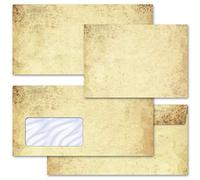 25 enveloppes VIEUX PAPIER Antique & Histoire DIN C6 (162x114 mm) | Paper-Media