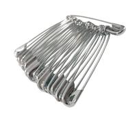 25 épingles de sûreté pour la réparation et la fixation des vêtements, clés, papier, travaux manuels, marques sur le tissu et pour l’usage domestique, artisanat, aiguilles (25, 75 mm)