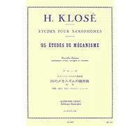25 ETUDES DE MECANISME SAXOPHONE