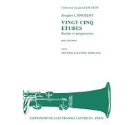 25 Etudes Faciles et Progressives D'Apres Grunwald. Solo pour Clarinette.