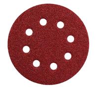 Metabo 25 feuilles abrasives auto-agrippantes, 125 mm, assortiment, bois+métal, série « professional », pour ponceuse excentrique, corindon brun metabo Quantité:25