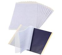 25 feuilles de papier carbone - papier de transfert de tatouage, papier calque de tatouage de papier graphite, A4 tatouage temporaire thermique carbone copie papier tatouages pochoir imprimante papier