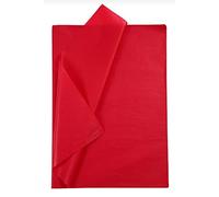25 feuilles de papier de soie, 50 x70 cm, rouge