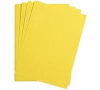 Clairefontaine 97454C Paquet Papier Maya - 25 Feuilles Papier Dessin Lisse Jaune Citron - A4 21x29,7 cm 270g - Idéal pour le Dessin et les Activités Créatives