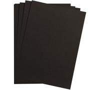 Clairefontaine 97450C Paquet Papier Maya - 25 Feuilles Papier Dessin Lisse Noir - A4 21x29,7 cm 270g - Idéal pour le Dessin et les Activités Créatives