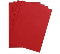 25 feuilles de papier - Rouge - A4 - 270g - Lisse - Dessin, loisirs créatifs - Maya Rouge