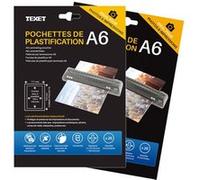 Feuilles De Plastification A6 75 Microns Par Face, 150µ Total, Boîte De 50