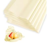 25 Feuilles Papier Soie Sans Acide, 50,8x76,2cm Papier d'Emballage Archives Sans Acide pour Stocker Emballer Protéger des Vêtements et Cadeaux en Linge (Beige)