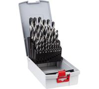 25 forets hélicoïdaux HSS PointTeQ D 1 - 13 mm BOSCH 2608577352