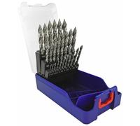 25 forets métaux Premium TSP HSS taillés meulés - affûtage étagé - Ø 1 à 13 mm - TIVOLY - 11457070017