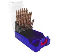 Coffret de 25 forets métaux HSS taillés meulés - Ø 1 à 13 mm TIVOLY