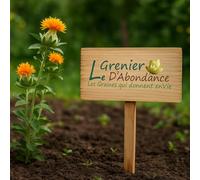 25 graines à semer - Le Grenier d'Abondance - Carthame des Teinturiers - Carthamus tinctorius