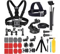 25-In-1 Accessoires Pour Gopro,Kit D'Accessoires De Caméra D'Action Pour Gopro Hero 13 12 11 10 9 8 Max 7 6 5 4 3 Sj4000 Et Autres Caméras De Sport[CLI1005]