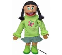 25 Jasmine Hispanic Girl Full Body Ventriloquist Style Puppet