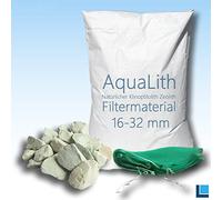 25 kg matériau filtrant zéolite 16-32 mm INCL. Filtre Sac en Filet pour Les étangs