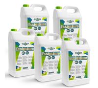 25 l d'acide acétique 60 % de qualité supérieure | 5 x 5 l d'essence de vinaigre 60 % de qualité alimentaire 25 kg | Vinaigre de haute pureté pour des applications polyvalentes | Parfait pour un usage