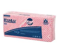 25 lavettes non-tissées Wypall X80 Kimberly-Clark rouge