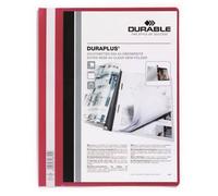 Porte-documents Durable DURAPLUS Rouge Transparent A4 25 Pièces G