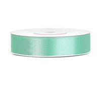 25 m de ruban de satin satin ruban cadeau vert menthe 12 mm de large